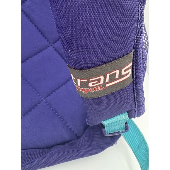 Trans By JanSport Backpack Laptop Sleeve Paint Spatter 5 Zip Compartments - Picture 3 of 13